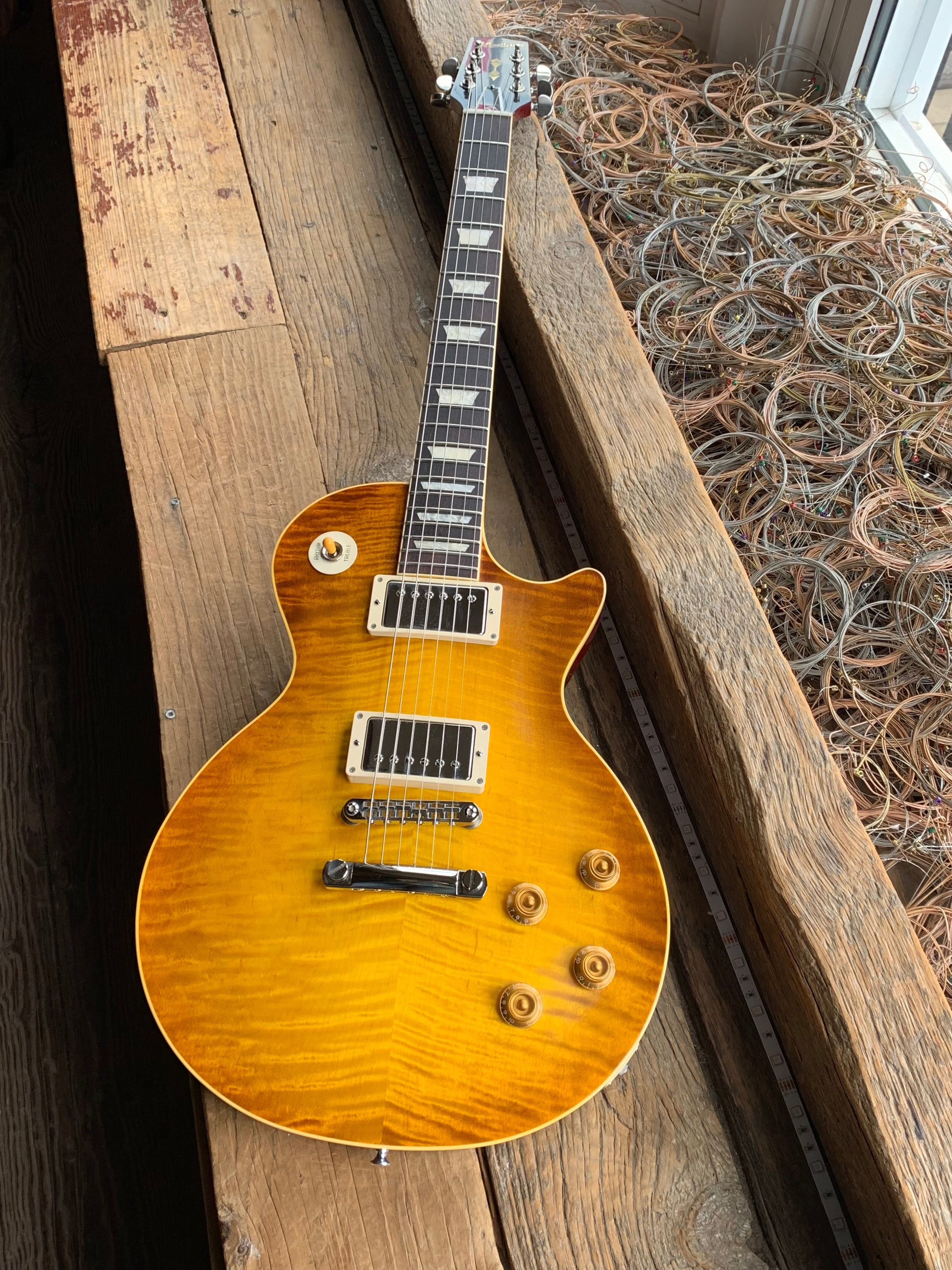 Heritage HC150CC Custom Core Dirty Lemon Burst