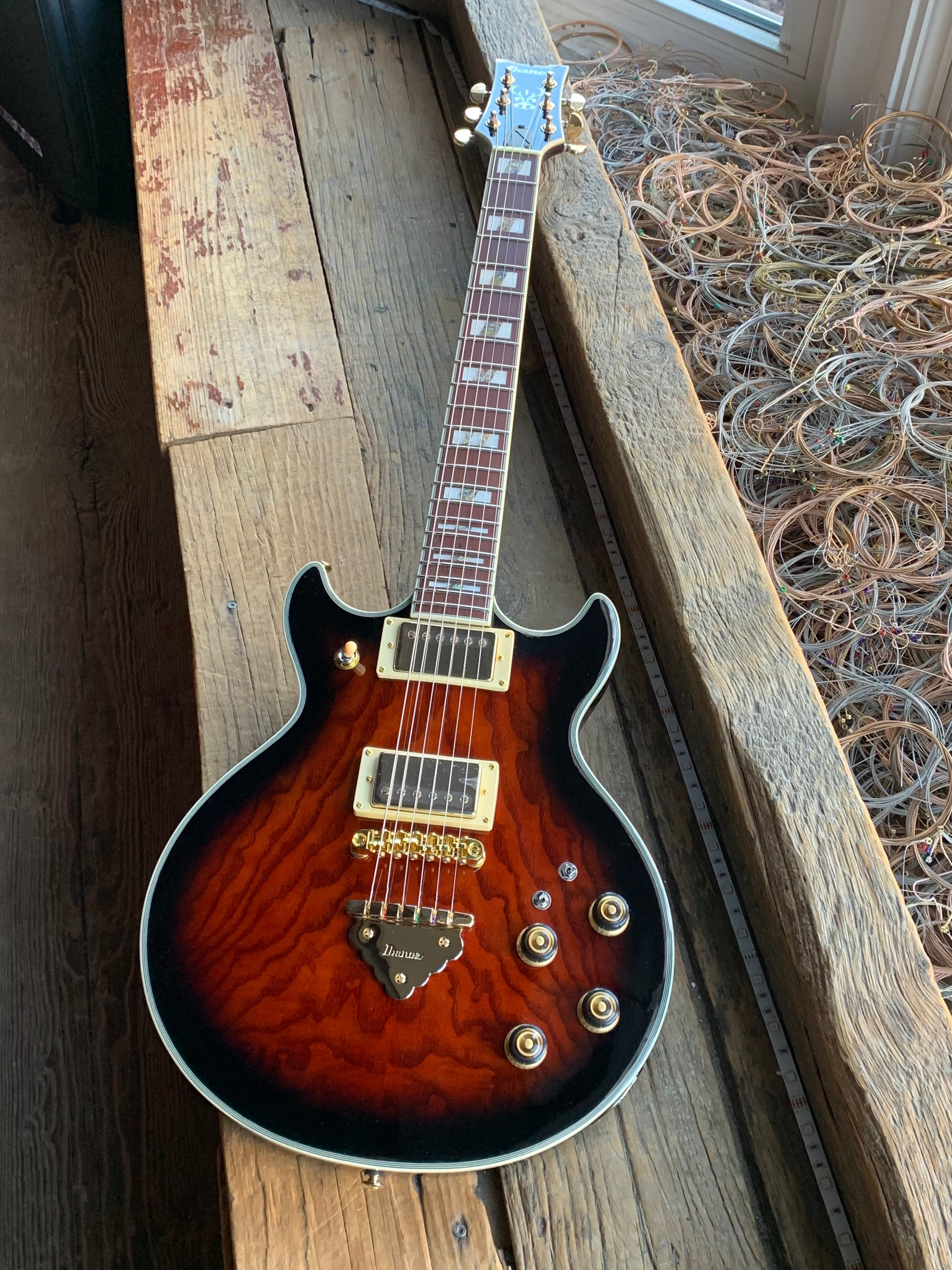 Ibanez AR325QA Dark Brown Sunburst