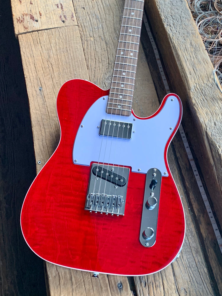 Squier Affinity Series FMT Telecaster Crimson Red Transparent