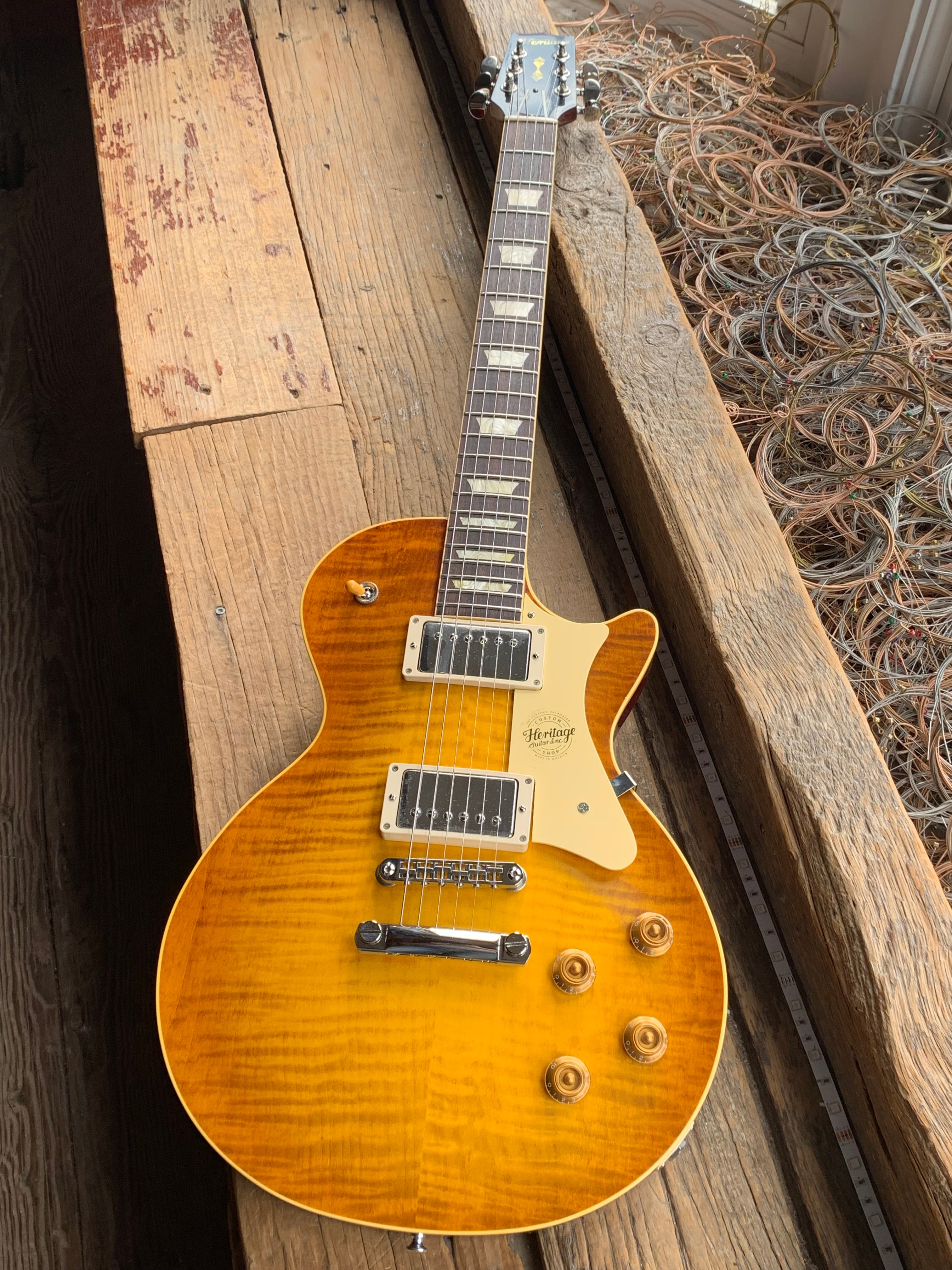 Heritage H150 Custom Core Dirty Lemon Burst