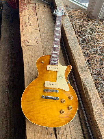 Heritage H150 Custom Core P90 Dirty Lemon Burst