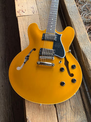 Heritage H535 Gold Top Metallic Semi-Hollow