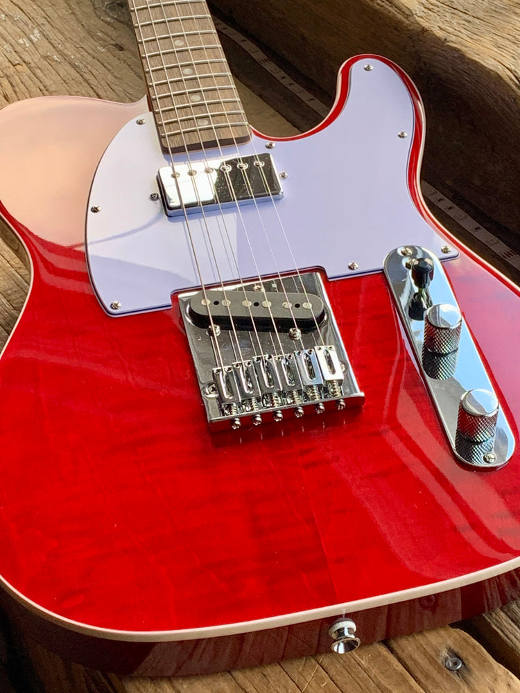 Squier Affinity Series FMT Telecaster Crimson Red Transparent