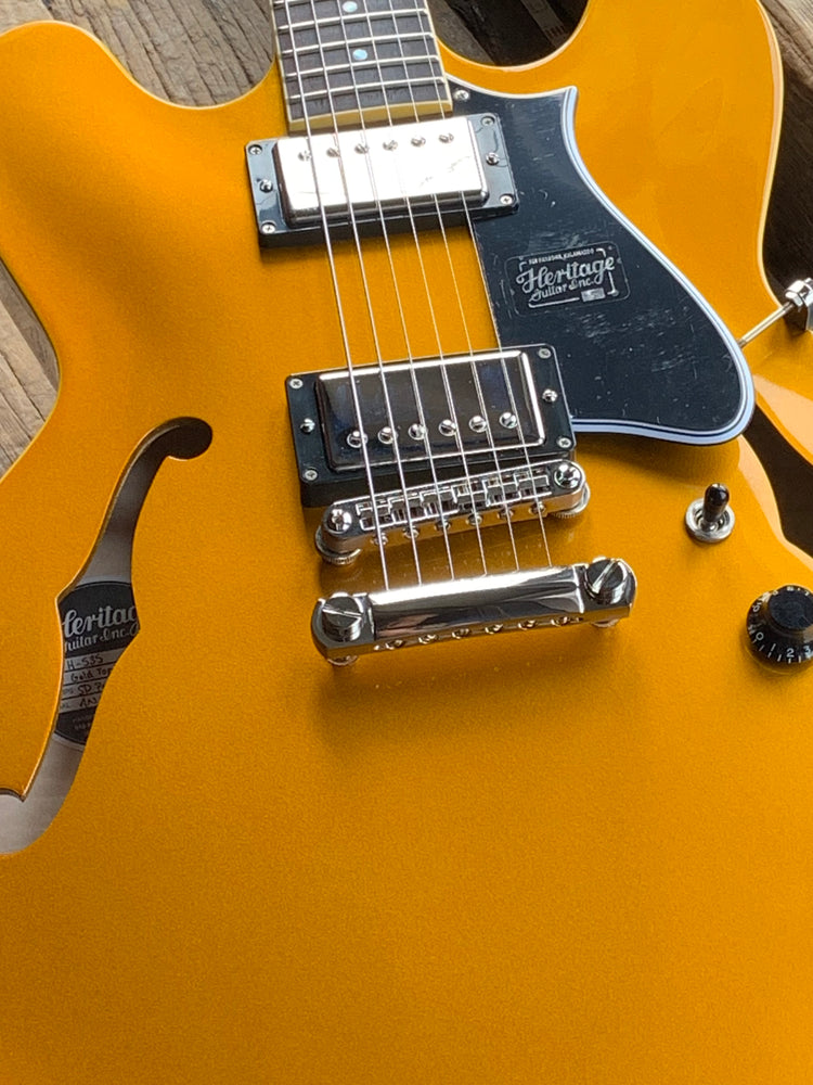 Heritage H535 Gold Top Metallic Semi-Hollow