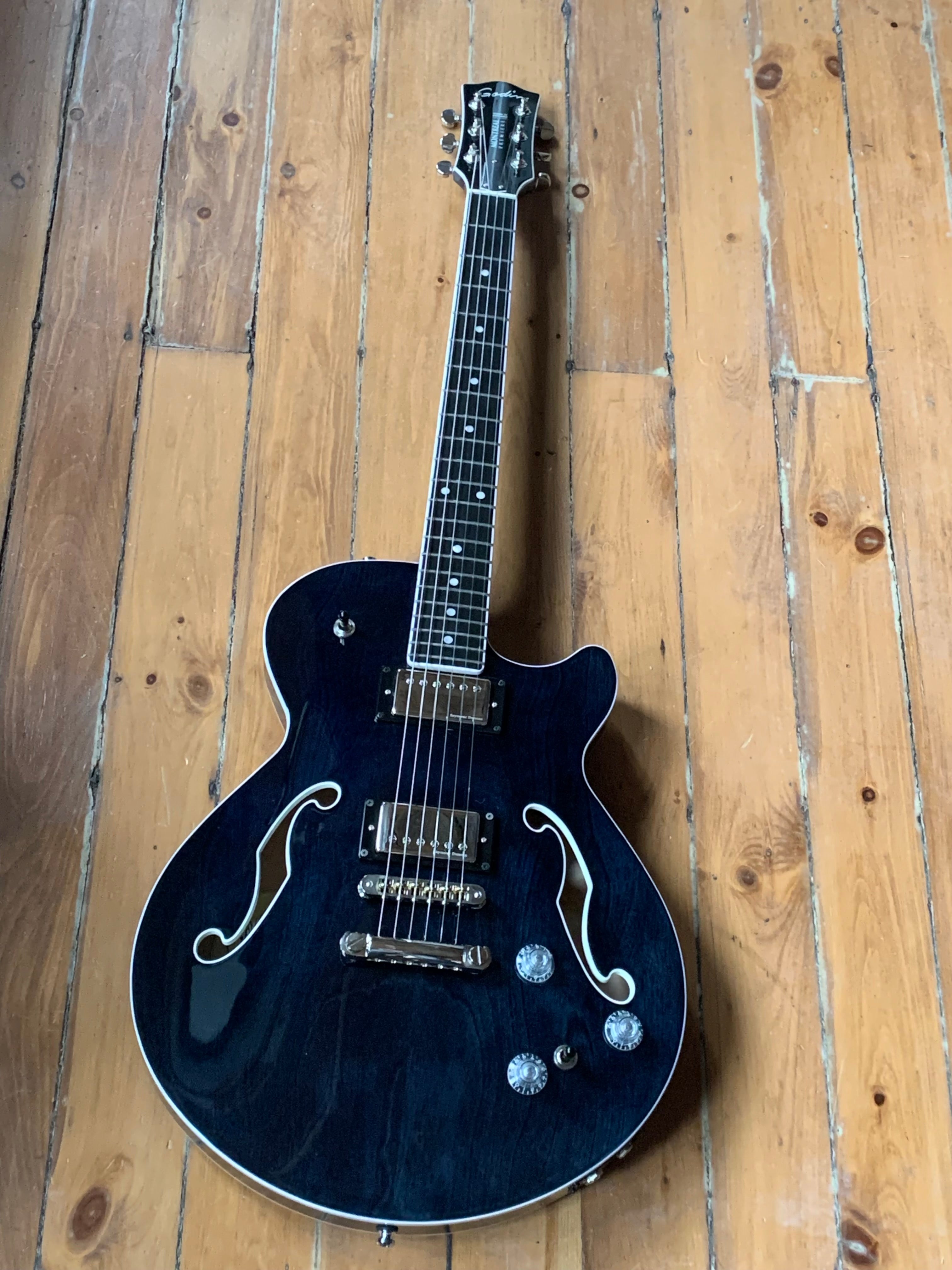 Godin Montreal Premiere A/E Indigo Blue