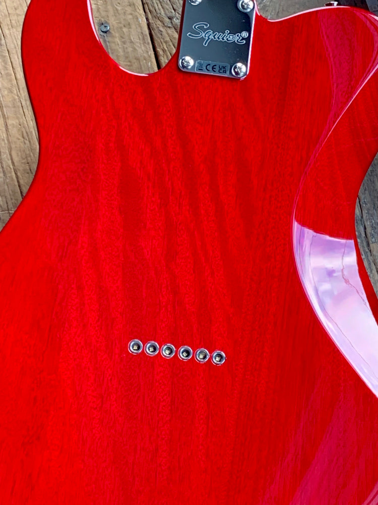 Squier Affinity Series FMT Telecaster Crimson Red Transparent