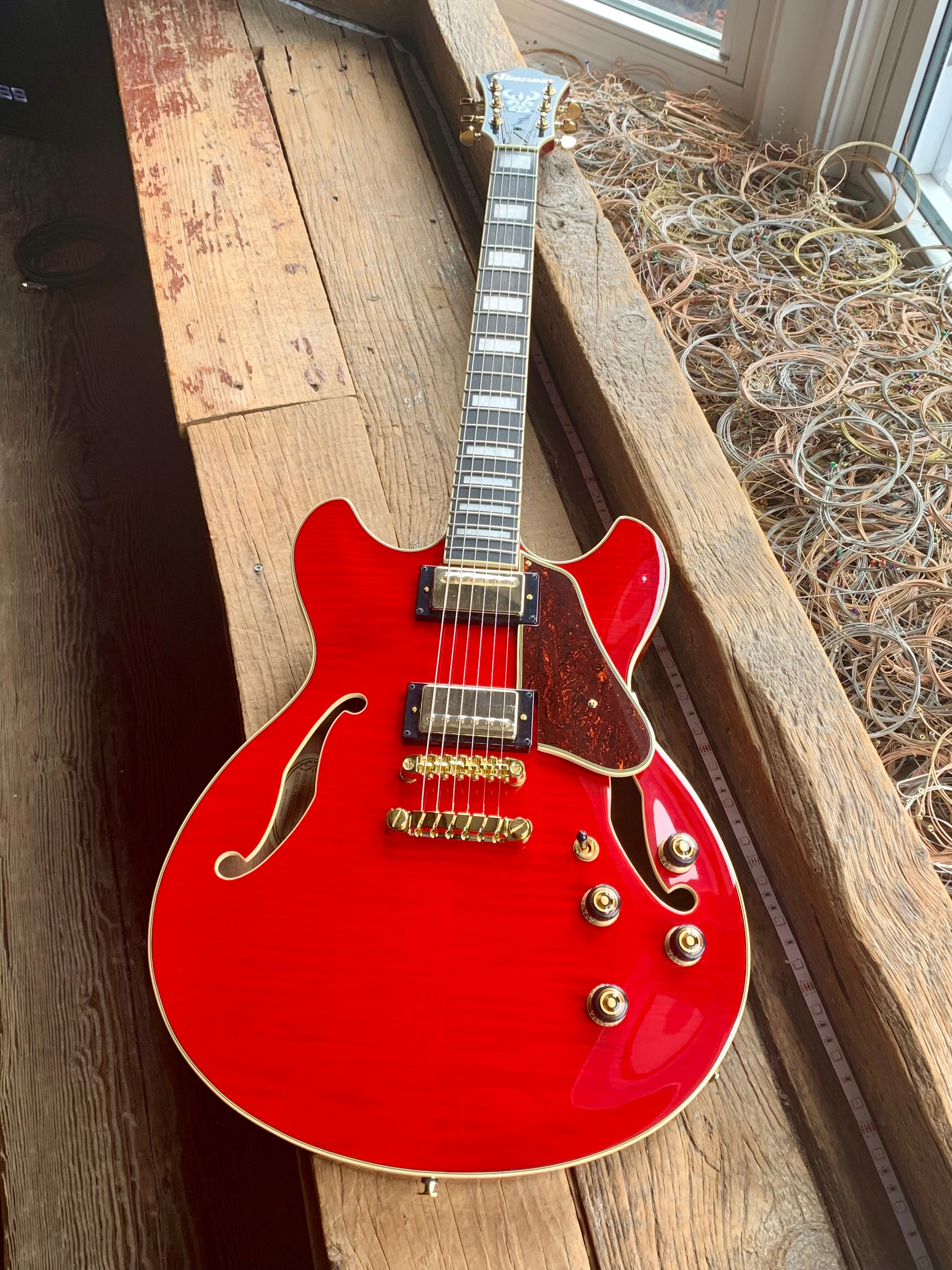 Ibanez AS93FM-TCD Artcore Expressionist Semi-Hollow Transparent Cherry