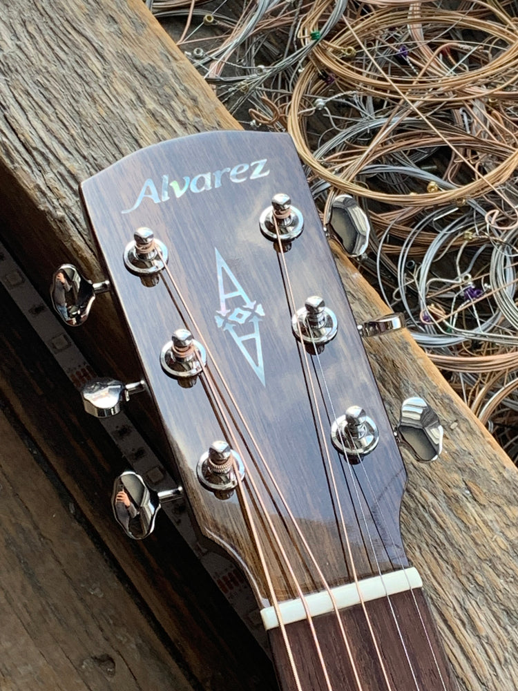 Alvarez MF60E OM Herringbone