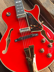 Ibanez GB10SEFM George Benson Signature Hollowbody Sapphire Red