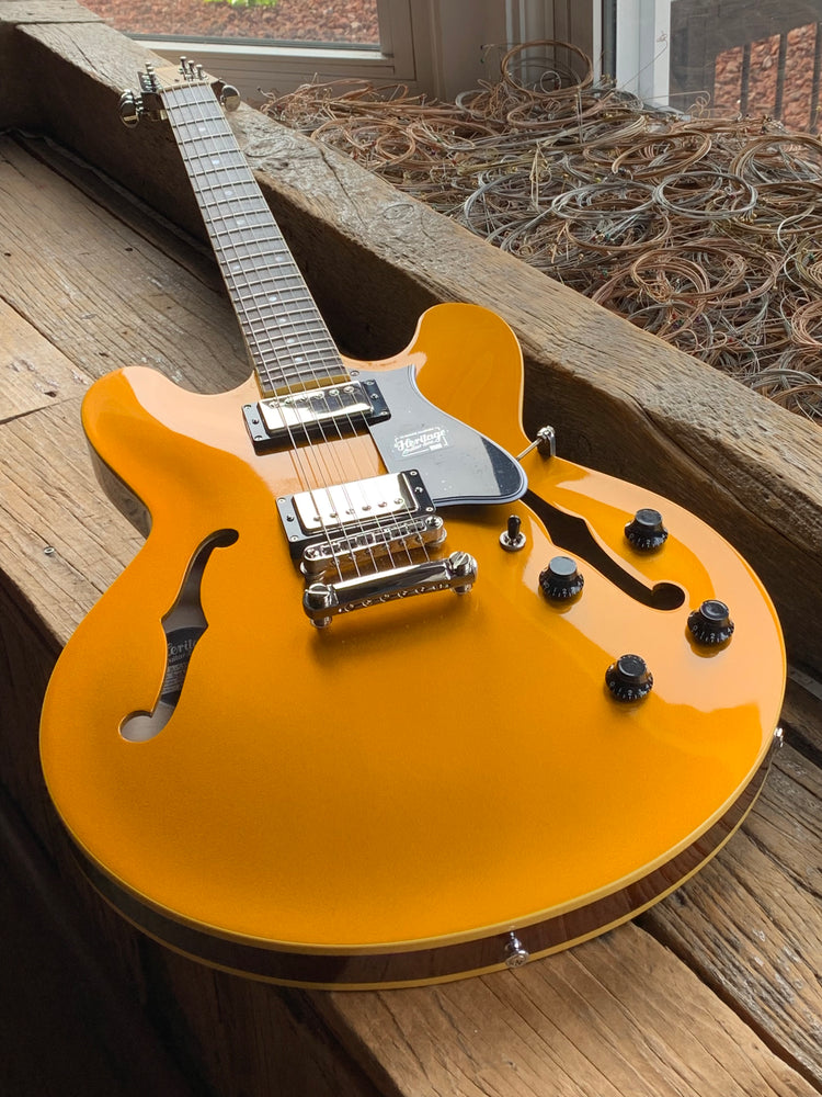 Heritage H535 Gold Top Metallic Semi-Hollow