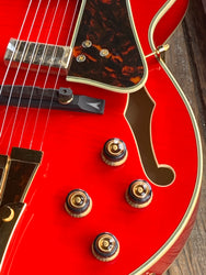 Ibanez GB10SEFM George Benson Signature Hollowbody Sapphire Red