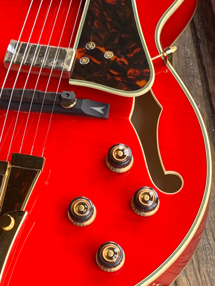 Ibanez GB10SEFM George Benson Signature Hollowbody Sapphire Red