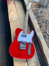 Squier Affinity Series FMT Telecaster Crimson Red Transparent