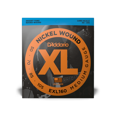 D'Addario EXL160 BASS Nickel Round Wound Strings 050-105