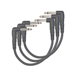 Planet Waves Right Angle 1/4" Patch Cable 3/PACK