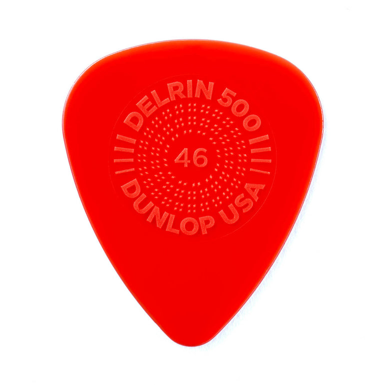 Dunlop Prime Grip Delrin 500 Pick .46mm (12 Pack)