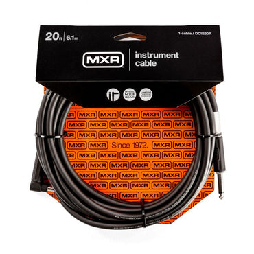 MXR DCIS20R Instrument Cable with Right Angle 20'