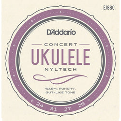 EJ88C-daddario-concert-uke-ukulele-nyltech-strings-theacousticroom-hamilton