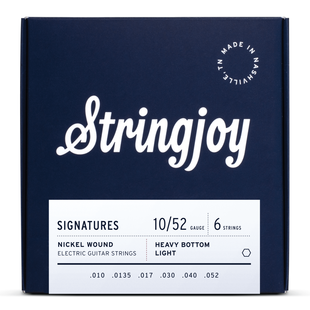 Stringjoy Electric Signatures Heavy Bottom Light 10-52 Strings