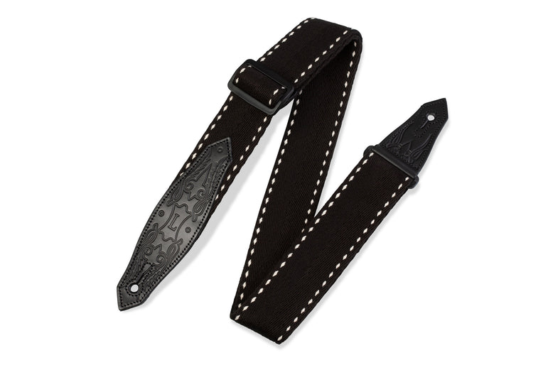 Levy's Strap MSSC80 Country Western Series BLACK