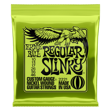 Ernie Ball Nickel Wound Electric Guitar Strings REGULAR Slinky 10-46