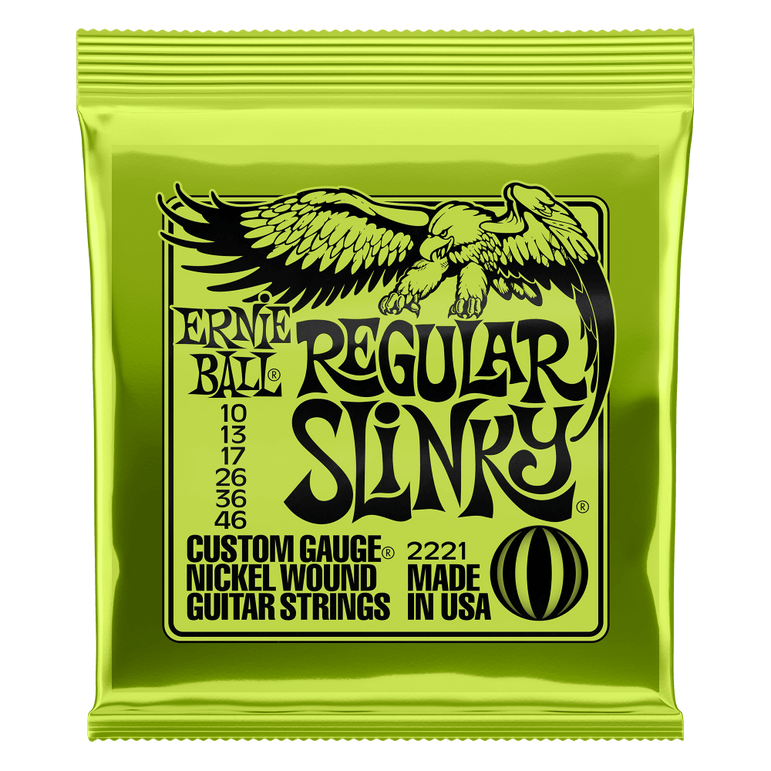 Ernie Ball Nickel Wound Electric Guitar Strings REGULAR Slinky 10-46