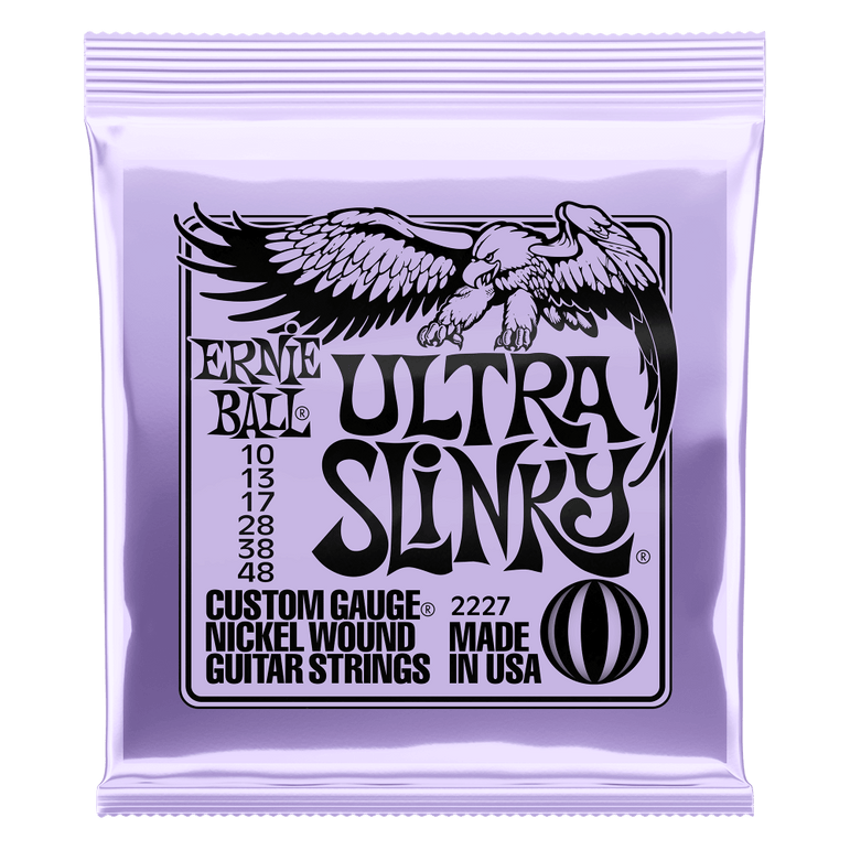 Ernie Ball Nickel Wound Electric Guitar Strings ULTRA Slinky 10-48