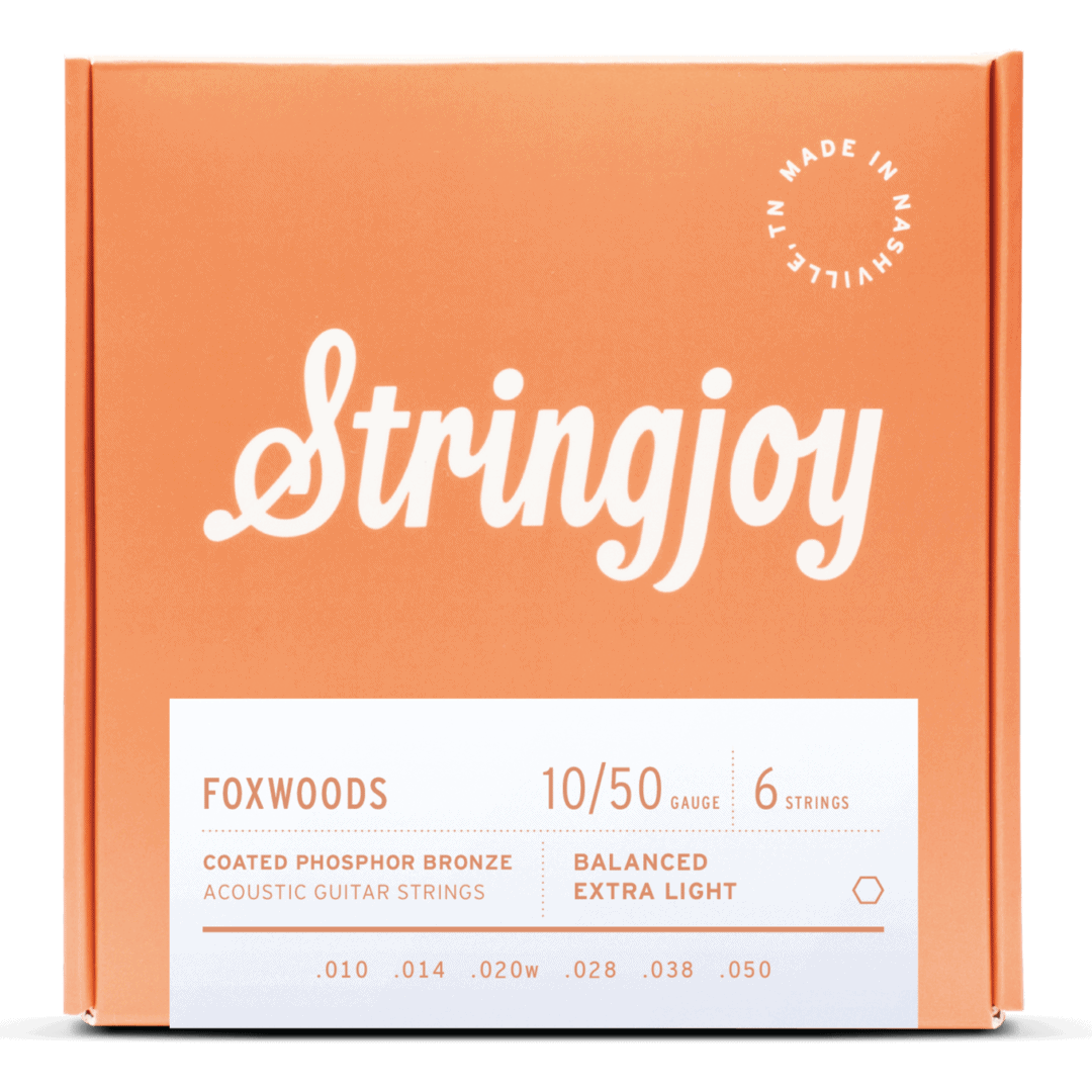 Stringjoy Acoustic Foxwoods Coated Extra Light 10-50 Strings