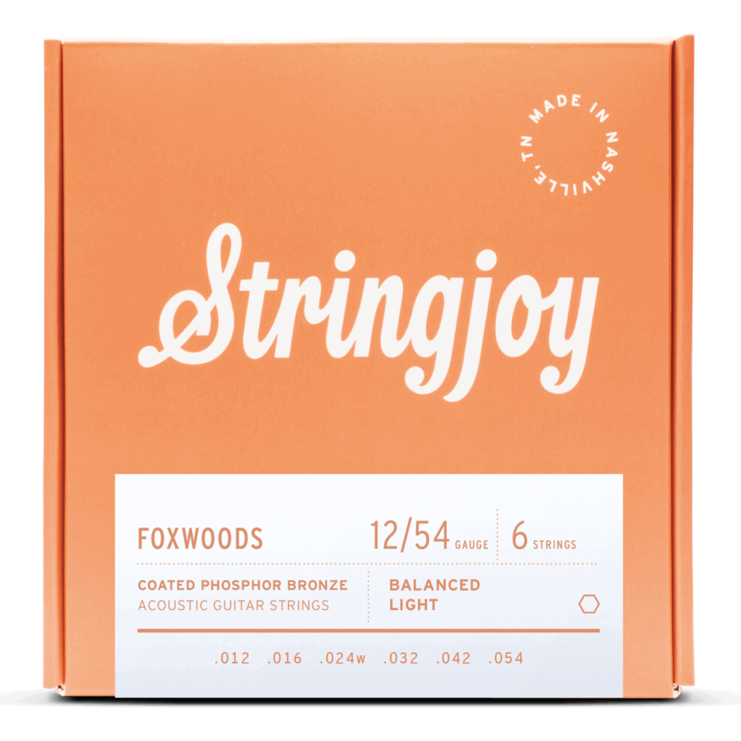 Stringjoy Acoustic Foxwoods Coated Light 12-54 Strings
