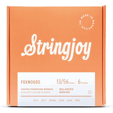 Stringjoy Acoustic Foxwoods Coated Medium 13-56 Strings