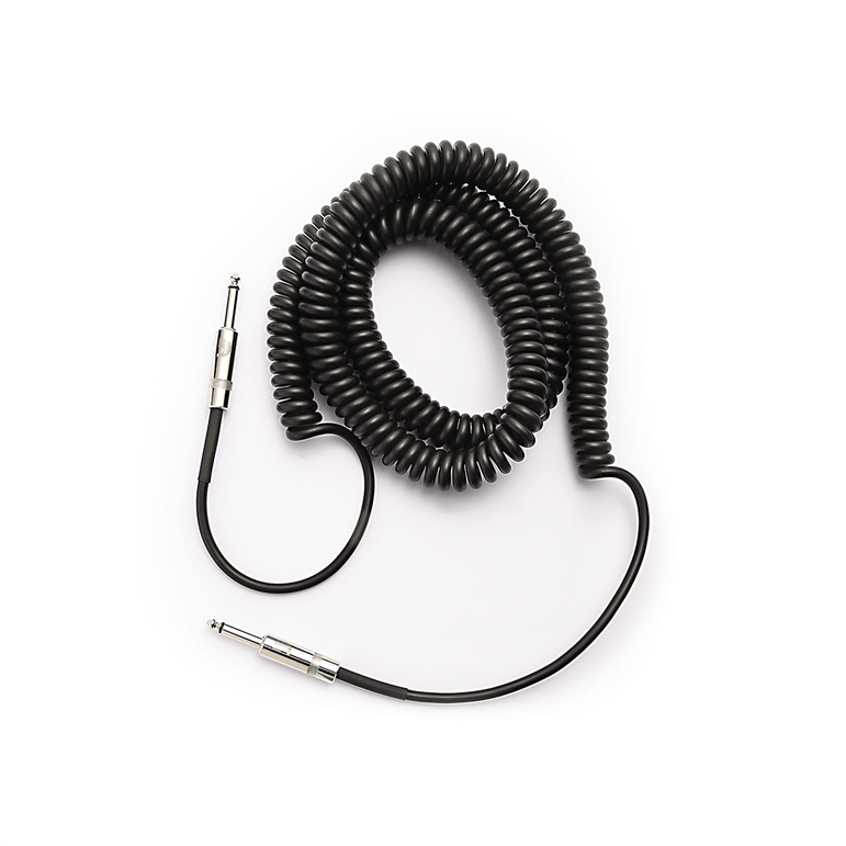 Planet Waves CDG30 Coiled Instrument 30' Cable Black